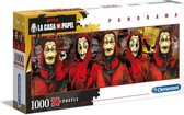 Netflix La Casa de Papel team puzzel 1000 stukjes