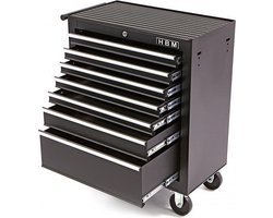 Gereedschapswagen 7 laden ZWART