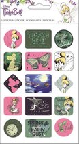 stickers Tinkerbell meisjes vinyl groen/roze 30 stuks