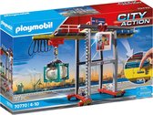 Bol.com Playmobil City Action - Portaalkraan Met Containers (70770) aanbieding