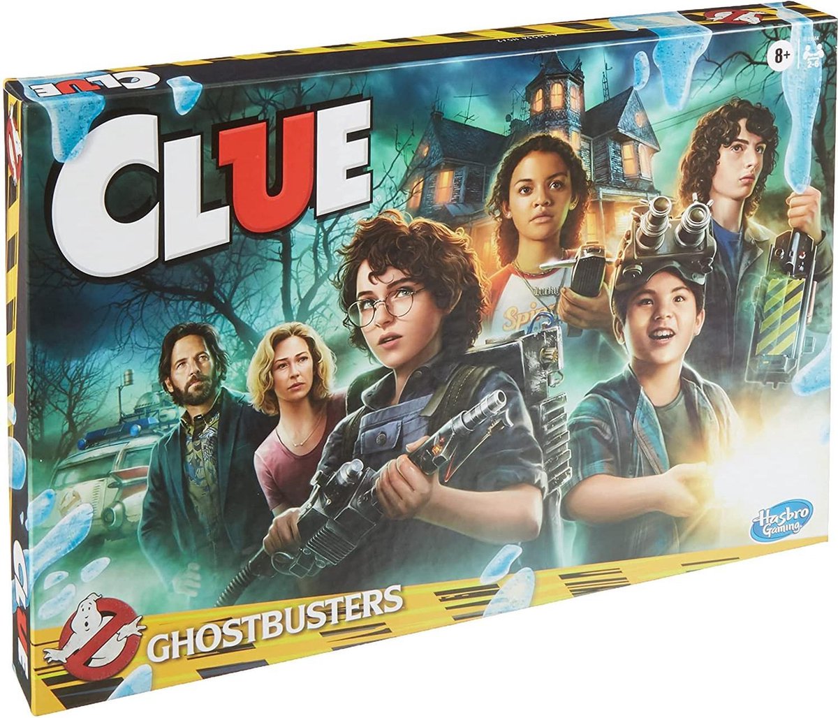 Jeu De Société Cluedo Ghostbusters (SOS Fantômes) - Édition Italienne - Hasbro, Neuf Sous Blister