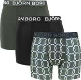 Björn Borg performance 3P cirkels zwart & wit - XL
