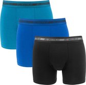 JBS bamboe 3P zwart & blauw - L