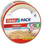tesapack® Strong is een uv- bestendige verpakkingstape, 50m:48mm, bruin + 1 dispenser