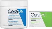 Best Duo set 	CeraVe Baume Hydratant 454 g - Moisturising Cream -Cerave Wastablet hydraterend 128g