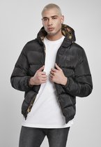 Urban Classics Puffer winterjas Reversible Hooded Zwart