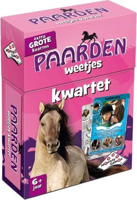 Afbeelding van het spel kwartetspel Paarden Weetjes (NL)