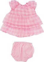 Baby Stella poppenkleding roze jurk 35cm