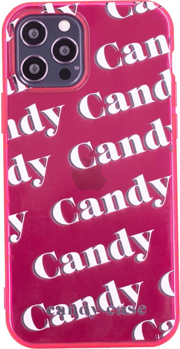 Candy Neon Pink iPhone hoesje - iPhone 12 / iPhone 12 pro