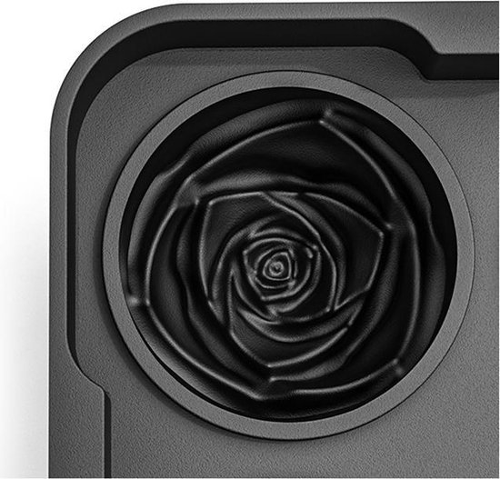 TDR - Siliconen ijsblokjesvorm - ijsbal Maker Met Deksel - ijsklontjes maken - 4 vormen - Thema: roos