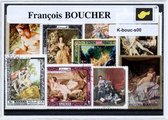 Francois Boucher – Luxe postzegel pakket (A6 formaat) : collectie van verschillende postzegels van Francois Boucher – kan als ansichtkaart in een A6 envelop - authentiek cadeau - k