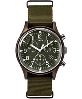 Timex MK1 TW2R67800 Horloge - Textiel - Groen - Ø 40 mm