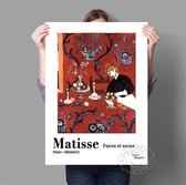 Matisse Red House Print Poster Wall Art Kunst Canvas Printing Op Papier Met Waterproof Inkt 30x42cm Multi-color