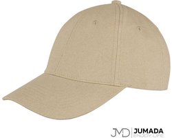 Jumada's Baseball Cap - Baseball Pet - Met 6 Panelen - Katoen - Kaki