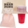 Beer Pong Shelf with 12 cups + 12 balls