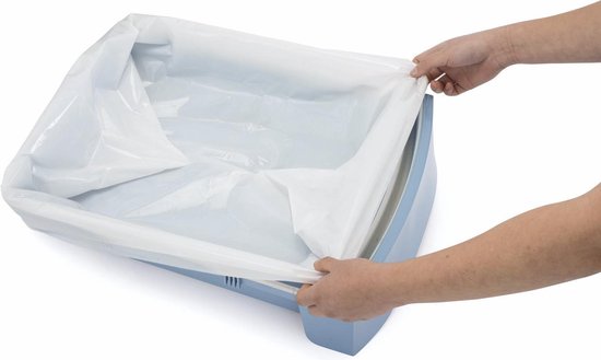 Imac Zuma - Bac à litière - Avec tiroir - Bleu - 56 x 40 x 42,5 cm