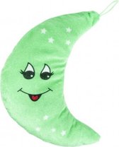 knuffel maan 20 cm groen