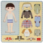 vormenpuzzel Dress-up Boy junior hout 10 stukjes