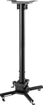 DELTACO OFFICE ARM-0411 Plafondbeugel voor projectoren - Draaibaar en Kantelbaar - Zwart