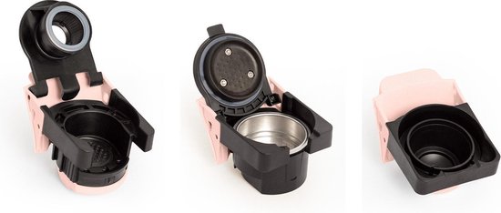 CREATE - Pack POTTS Machine à Expresso Multi-dosettes MILK FROTHER STUDIO Mousseur à Lait Et Chocolat Vert Pastel 85566647