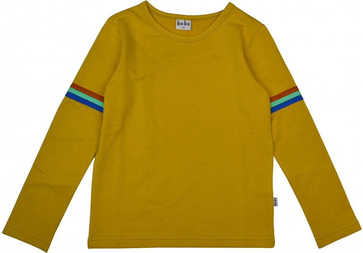 BA*BA Kidswear T-shirt LS Geel Maat 134