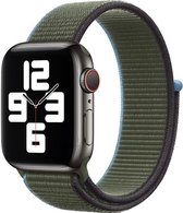 Nylon sport loop band - inverness groen - Geschikt voor Apple Watch