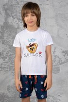 MARINE TEDDY BEAR - jONGEN KORTE PYJAMA-SET