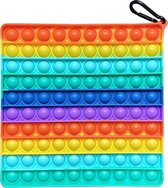 Pop it XXL | Vierkant - 20 x 20 cm - Fidget Toy | Groot Formaat | Rainbow Vierkant