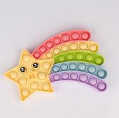Fidget Toy Pop-it  Regenboog met ster, speelgoed
