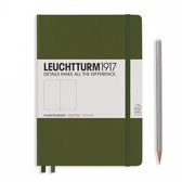 Leuchtturm1917 Notitieboek Army - Medium - Puntjes