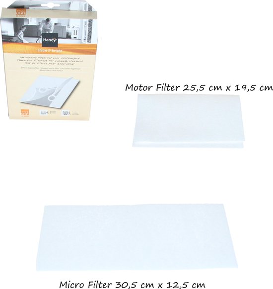 Giet Baron Aankoop Handy Filter Stofzuiger ‒ motorfilter & Microfilter Universeel Set | bol.com