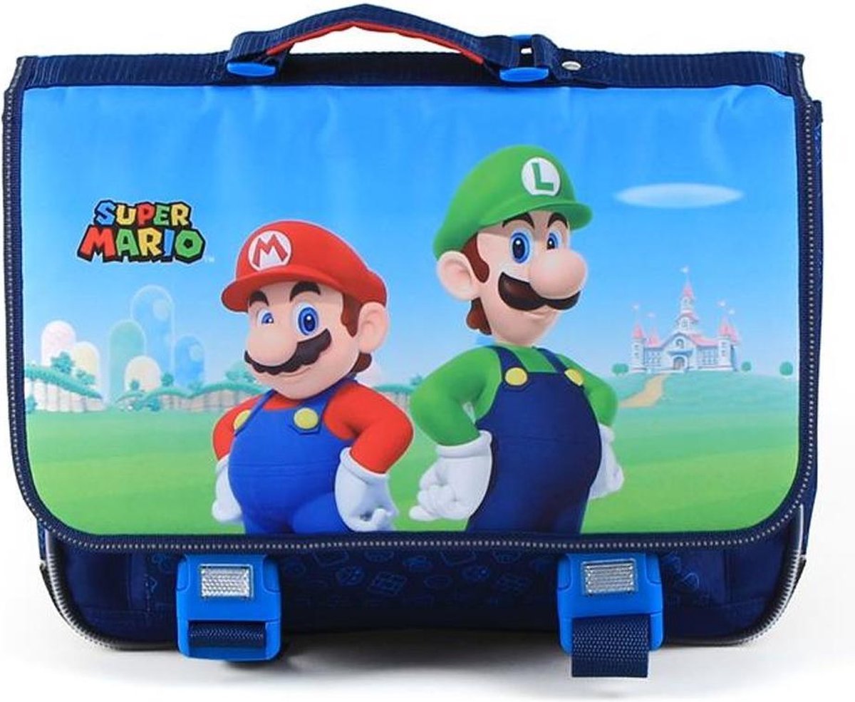 Super Mario Bross Cartable - cartable - Sac à dos. 41 cm x 34 cm x 17 cm  (LxHxP). | bol