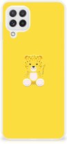 Hippe Hoesjes Geschikt voor Samsung Galaxy A22 4G | M22 Telefoon Hoesje Baby Leopard