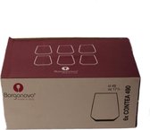 6 Glazen van Borgonovo - Transparant
