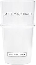 Bastion Collections - Latte Macchiato Glas - Latte Macchiato, made with love