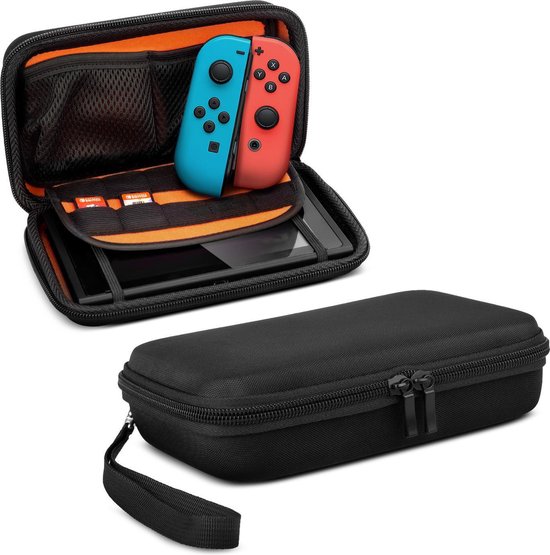 Octronic Opberghoes Game Console geschikt voor Nintendo Switch Hard Cover Zwart