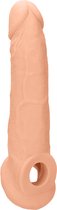 Penis Extender with Rings - 22 cm - Flesh