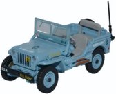 OXFORD Willys MB CONVERTIBLE US NAVY SEEBEES schaalmodel 1:76