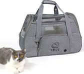 Draagtas voor katten| Reis tas schoudertas kat | huisdier kat vervoer | kattentas honden draagtas transport meenemen vakantie | hondendrager Kat reistas | Hondentas (L) tot 7kg | G