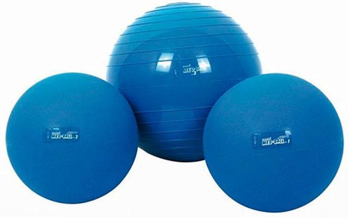 Med Bal | Gewichtsballen | Medicine Bal | Ledra Plactic | Gymnic | 1 Kilo | Ø 23 cm