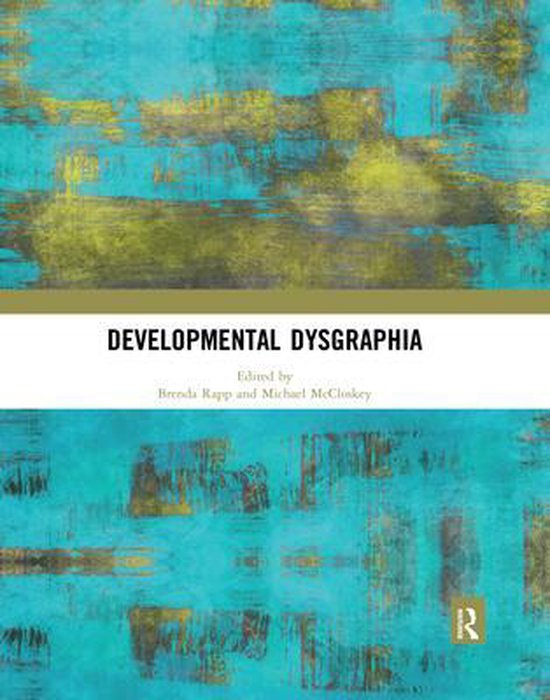 Developmental Dysgraphia - cover