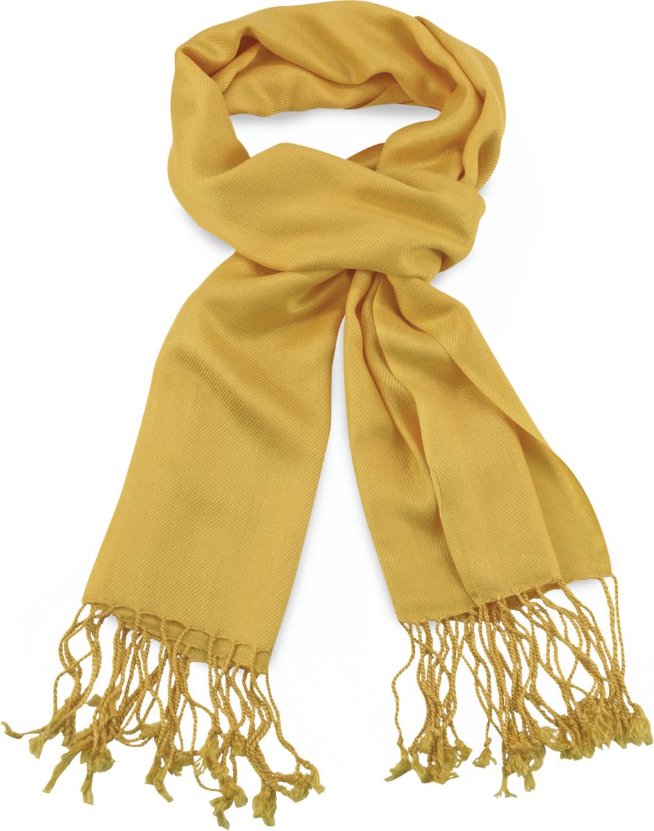 JB Collection - Sjaals - Pashmina geel - geel
