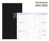 Brepols Schoolagenda 2021-2022 - Classic-flexi - Zwart - 9 x 16 cm