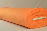 Fleece stof - Oranje - 10 meter