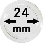 Lindner Hartberger muntcapsules Ø 24 mm (10x) voor penningen tokens capsules muntcapsule