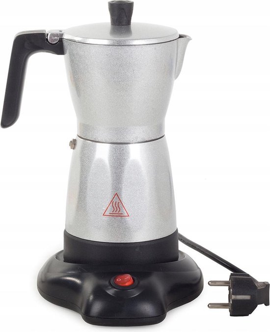 Elektrische Percolator 6 Kops - Elektronische 230V Mokkapot Coffee Espresso  Maker -... | bol.com