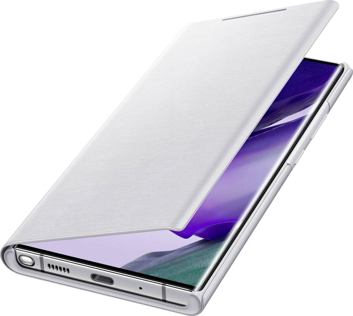 Samsung Cover LED voor Galaxy Note 20 Ultra - Grijs/Wit