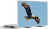 Laptop sticker - 14 inch - Vogel - Zeearend - Vliegen - 32x5x23x5cm - Laptopstickers - Laptop skin - Cover