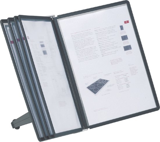 Durable SHERPA® Soho paneeldrager - Zwart - Inclusief 5 display panelen - Durable