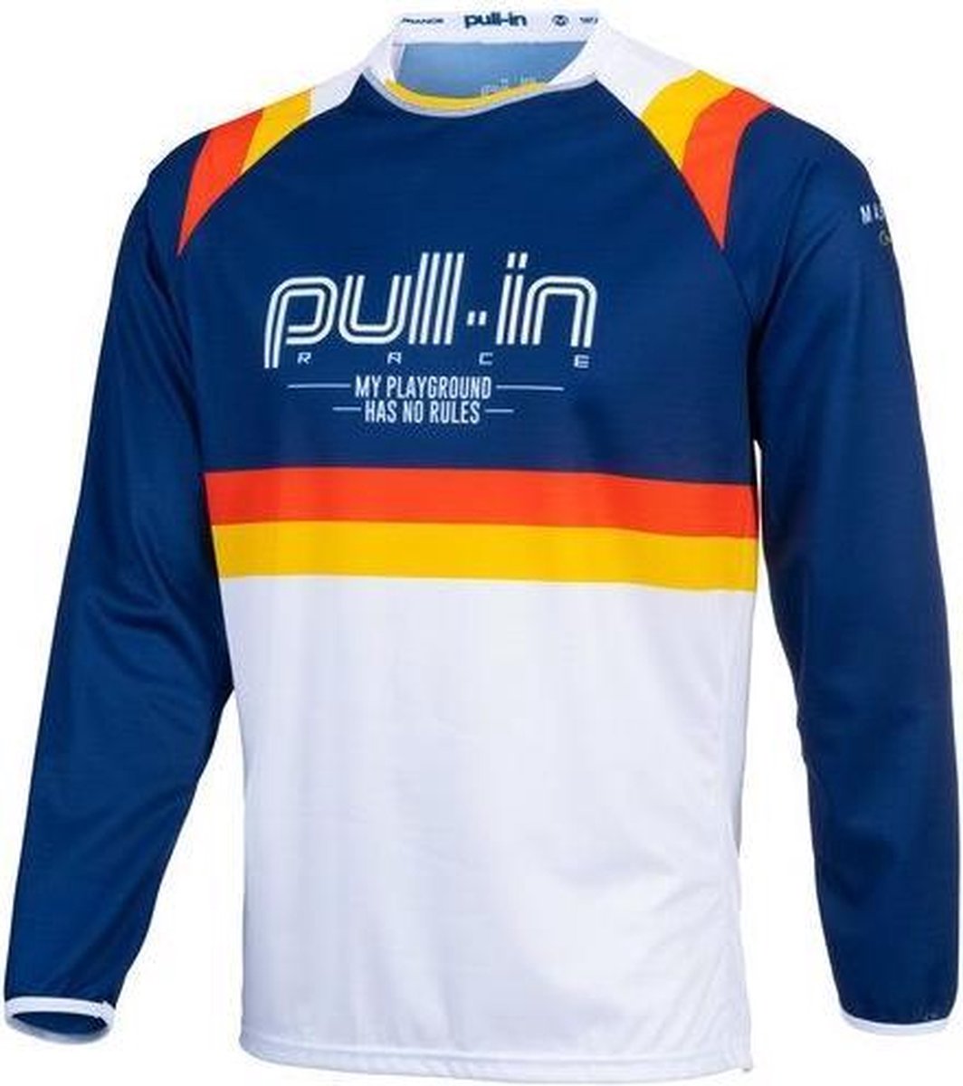 PULL-IN CHALLENGER MASTER ADULT JERSEY BLUE V2 | BLAUW / WIT | MAAT S